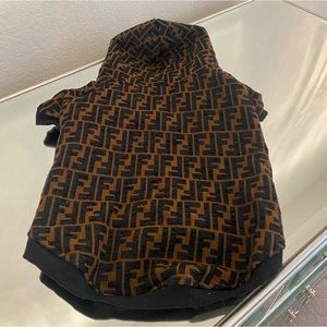 Dog Jacket with Zipper and Hood for Small Dog - Never Worn